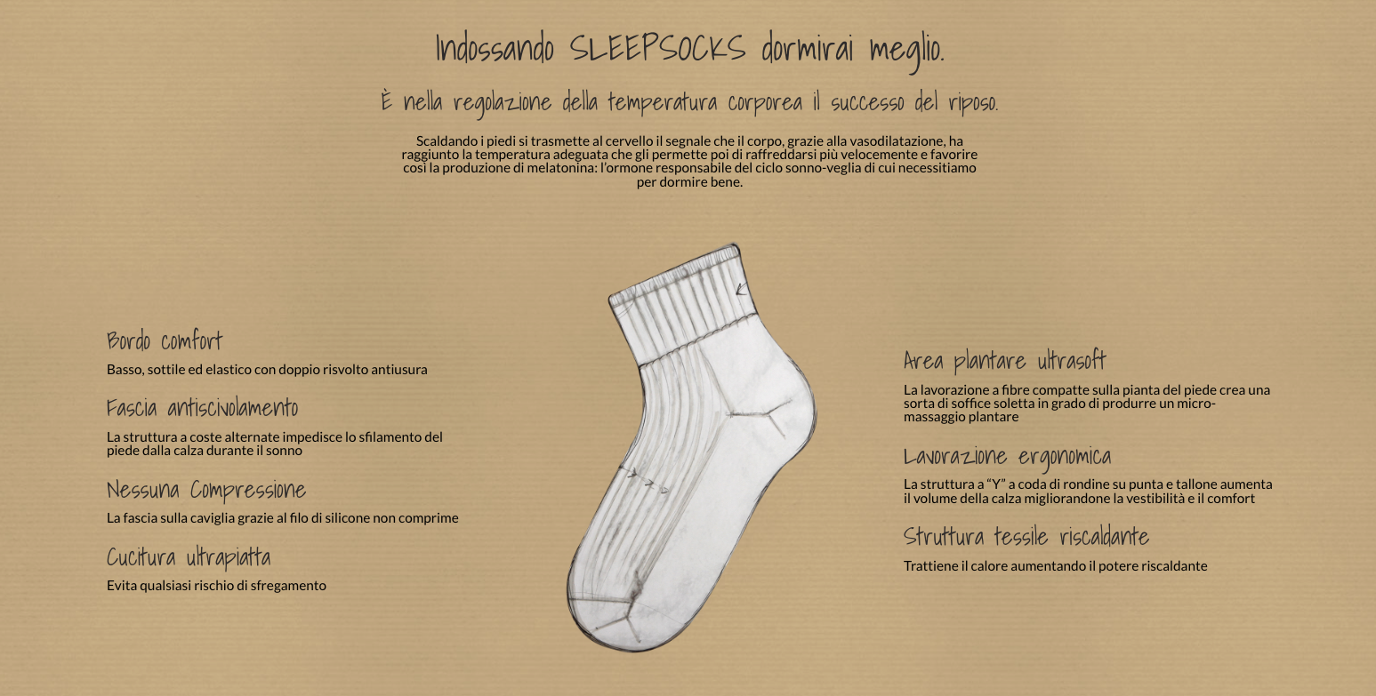 Socken ACCAPI Sleep Socks